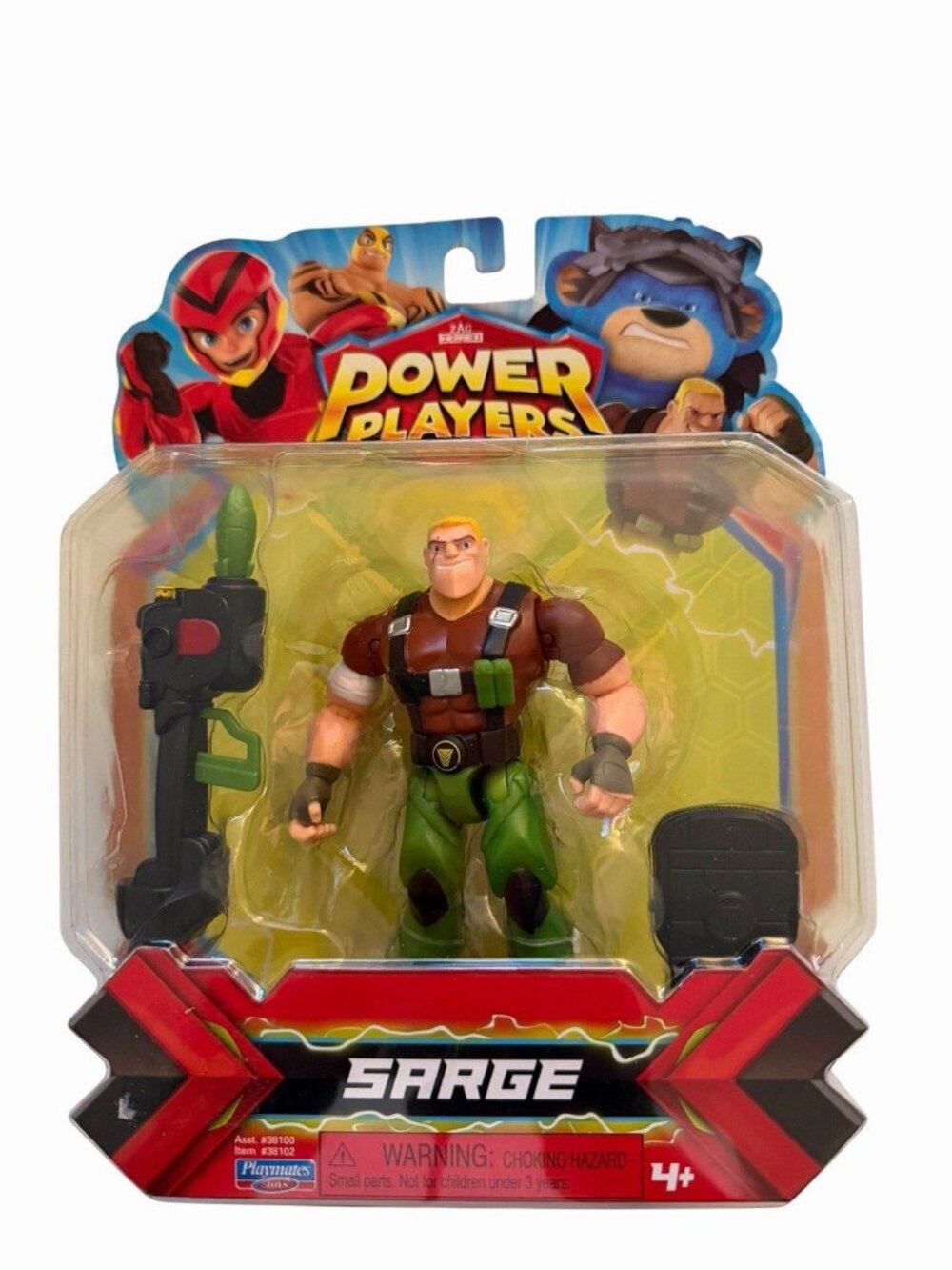 2019 New MIB Power Players SARGE Collector Action Figure